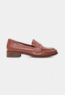 Cor CARAMELO do produto Mocassim Loafer Couro Essential Cognac