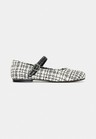 Cor P&B do produto Sapatilha Manu Tweed P&B