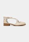 Cor OFF WHITE do produto SAPATO MARY JANE RECORTE COURO OFF WHITE