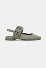 Cor VERDE SÁLVIA do produto Sapatilha Ballet Franzida Velvet Verde Sálvia