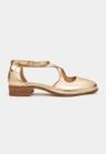 Cor OURO LIGHT do produto SAPATO MARY JANE RECORTE COURO OURO LIGHT