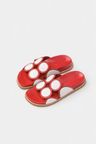 Cor Vermelho & Branco do produto Slide Lua Couro Vermelho & Branco