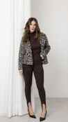 Blazer Animal Print Iris