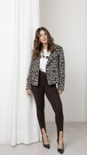 Blazer Animal Print Iris