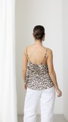 Blusa De Alça Animal Print Kate