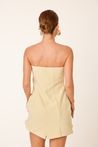Vestido Corset Curto Amarelo 