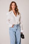 Camisa Alfaiataria Tricoline Off White