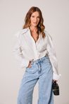 Camisa Alfaiataria Tricoline Off White
