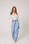 Camisa Alfaiataria Tricoline Off White
