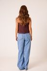 Blusa Chiffon Paetê Marrom