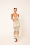 Saia Crochê Artesanal Off White