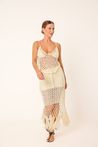 Saia Crochê Artesanal Off White