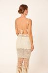 Saia Crochê Artesanal Off White