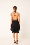 Vestido Artesanal Crochê Preto