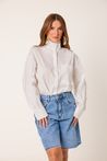 Camisa Oversized Tricoline Off White