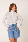 Camisa Oversized Tricoline Off White