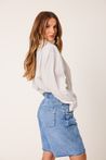 Camisa Oversized Tricoline Off White