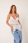 Blusa de Amarração Off-white