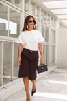 Bermuda Jeans Marrom