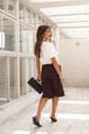 Bermuda Jeans Marrom