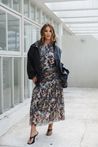 Saia Longa Tule Estampada