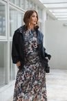 Saia Longa Tule Estampada