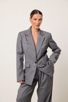 Blazer Oversized Alfaiataria Mescla