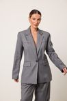 Blazer Oversized Alfaiataria Mescla