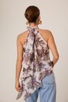 Blusa Estampada Gola Alta