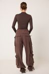 Calça Cargo Marrom 