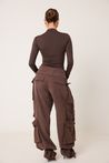Calça Cargo Marrom 