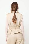 Colete Trench Coat Caqui