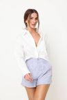 SHORTS TRICOLINE TEXTURIZADO