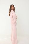 Blazer Curto Alfaiataria Rosa