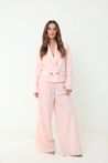 Blazer Curto Alfaiataria Rosa