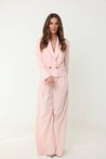 Calça Alfaiataria Pantalona Rosa