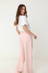 Calça Alfaiataria Pantalona Rosa
