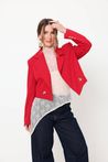 BLAZER CURTO ALFAIATARIA VERMELHO