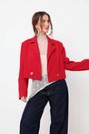 BLAZER CURTO ALFAIATARIA VERMELHO