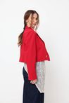 BLAZER CURTO ALFAIATARIA VERMELHO