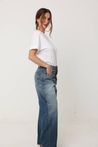Calça Jeans Barrel Azul Médio