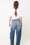Calça Jeans Barrel Azul Médio