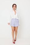 Camisa Clássica Feminina Tricoline Off White