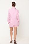 Blazer Alfaiataria Rosa Linho