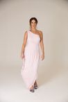 Vestido Rosa Assimétrico