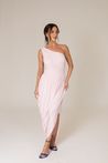 Vestido Rosa Assimétrico