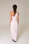 Vestido Rosa Assimétrico