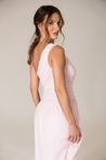 Vestido Rosa Assimétrico