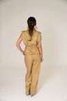 Calça Feminina Alfaiataria Caqui