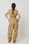 Calça Feminina Alfaiataria Caqui